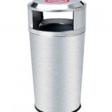 錐形不銹鋼商場(chǎng)垃圾桶