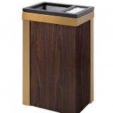 商場(chǎng)仿木紋垃圾桶