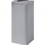 廢紙方形不銹鋼垃圾回收箱