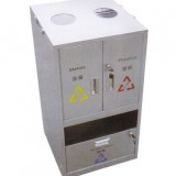 城市商用立式三聯(lián)分類(lèi)垃圾桶