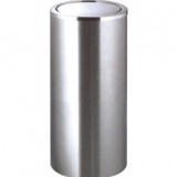 不銹鋼港式翻蓋垃圾桶