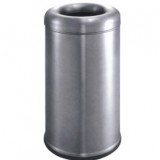 室內不銹鋼圓弧蓋垃圾桶