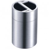 圓形立式創意不銹鋼室內分類垃圾桶