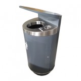 戶外市政道路鋼制垃圾桶