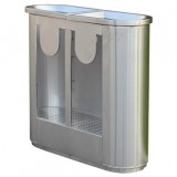 室內(nèi)雙分類不銹鋼果皮箱