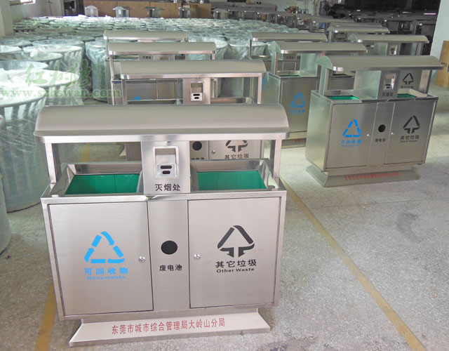 不銹鋼垃圾桶和鐵板噴塑烤漆垃圾桶工藝區(qū)別
